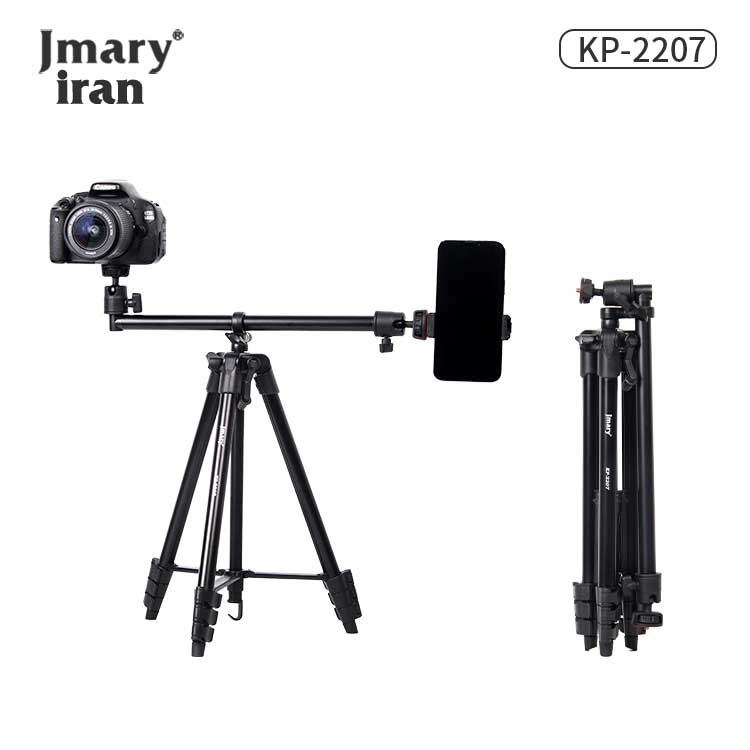 Jmary-KP-2207-01 سه پایه دوربین جیماری (Jmary KP-2207 Camera Tripod (Black - تصویر 1