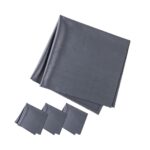 پارچه خشک پاک کننده کی اند اف K&F Concept Cleaning cloth set needle one dust-free cleaning dry cloth for Electronics, dark gray, 4 pieces, 40.6*40.6cm , opp bag packaging