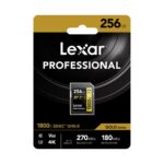 کارت حافظه لکسار Lexar 256GB Professional 1800x UHS-II SDXC Memory Card (GOLD Series) - تصویر 2