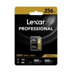 کارت حافظه لکسار Lexar 256GB Professional 2000x UHS-II SDXC Memory Card - تصویر 2