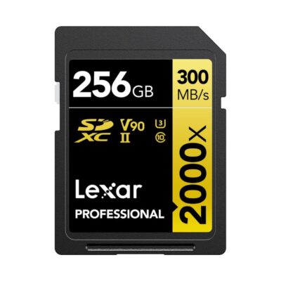 کارت حافظه لکسار Lexar 256GB Professional 2000x UHS-II SDXC Memory Card