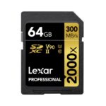 کارت حافظه لکسار Lexar 64GB Professional 2000x UHS-II SDXC Memory Card