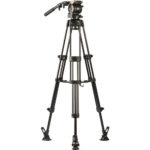 سه پایه فیلمبرداری لیبک مدل Libec HS-150M Tripod System with H15 Head, Mid-Level Spreader, Rubber Feet & Case