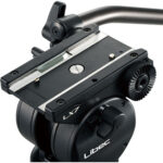 سه پایه فیلمبرداری لیبک مدل Libec LX10 Studio Two-Stage Aluminum Tripod System and H65B Head with Dual Pan Handles and Spreader Dolly - تصویر 2