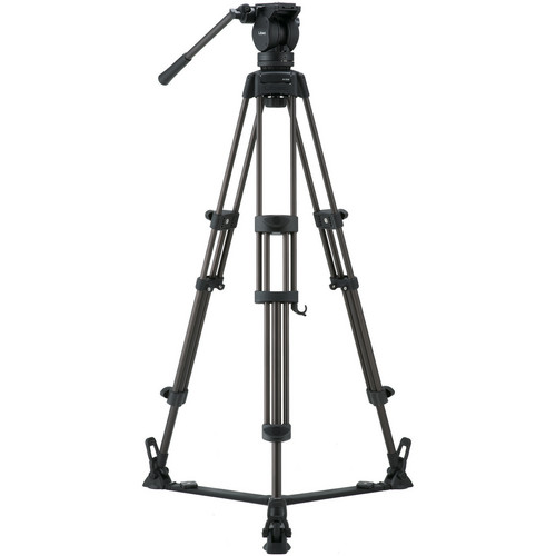 Libec-LX7-Tripod-With-Pan-and-Tilt-Fluid-Head-and-Floor-Spreader-01 سه پایه فیلمبرداری لیبک مدل Libec LX7 Tripod With Pan and Tilt Fluid Head and Floor Spreader - تصویر 1