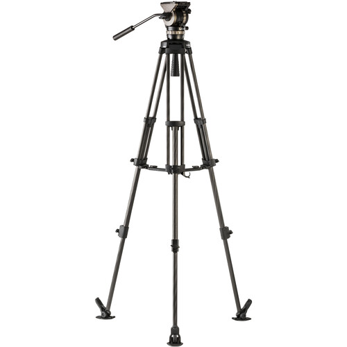 Libec-NX-300MC-Carbon-Fiber-Tripod-System-with-NH30-Head-Mid-Spreader-Feet-Long-Plate-Case-01 سه پایه فیلمبرداری لیبک مدل Libec NX-300MC Carbon Fiber Tripod System with NH30 Head, Mid-Spreader, Feet, Long Plate & Case - تصویر 1