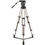 سه پایه فیلمبرداری لیبک مدل Libec RSP-750 Professional Aluminum Tripod System with Floor-level Spreader for ENG Setups