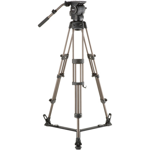 Libec-RSP-750-Professional-Aluminum-Tripod-System-with-Floor-level-Spreader-for-ENG-Setups سه پایه فیلمبرداری لیبک مدل Libec RSP-750 Professional Aluminum Tripod System with Floor-level Spreader for ENG Setups - تصویر 1