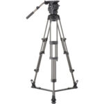 سه پایه فیلمبرداری لیبک مدل Libec RSP-750C Professional Carbon Piping Tripod System with Floor-level Spreader for ENG Setups