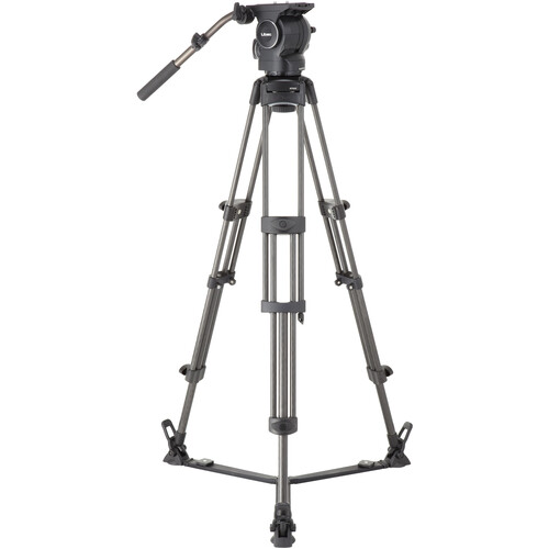 Libec-RSP-750C-Professional-Carbon-Piping-Tripod-System-with-Floor-level-Spreader-for-ENG-Setups-01 سه پایه فیلمبرداری لیبک مدل Libec RSP-750C Professional Carbon Piping Tripod System with Floor-level Spreader for ENG Setups - تصویر 1