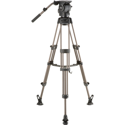 Libec-RSP-750M-Professional-Aluminum-Tripod-System-with-Mid-level-Spreader-for-ENG-Setups سه پایه فیلمبرداری لیبک مدل Libec RSP-750M Professional Aluminum Tripod System with Mid-level Spreader for ENG Setups - تصویر 1
