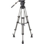 سه پایه فیلمبرداری لیبک مدل Libec RSP-750MC Professional Carbon Piping Tripod System with Mid-level Spreader for ENG Setups