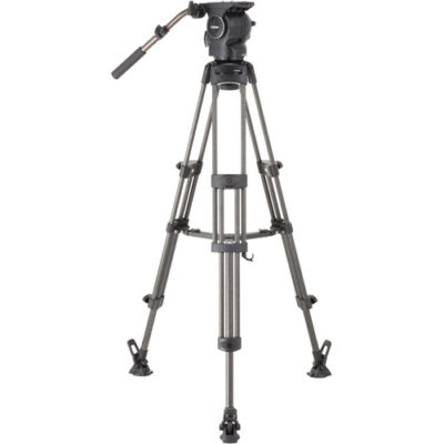 سه پایه فیلمبرداری لیبک مدل Libec RSP-750MC Professional Carbon Piping Tripod System with Mid-level Spreader for ENG Setups