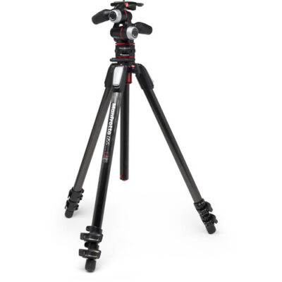 سه پایه عکاسی مانفرتو Manfrotto MT055CXPRO3 Carbon Fiber Tripod with MHXPRO-3W Head & Move Quick Release Kit