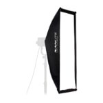 Nanlite Asymmetrical Stripbank Softbox with Bowens Mount (18 x 43") - تصویر 2