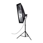 Nanlite Asymmetrical Stripbank Softbox with Bowens Mount (18 x 43")