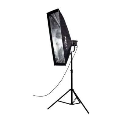 Nanlite Asymmetrical Stripbank Softbox with Bowens Mount (18 x 43")