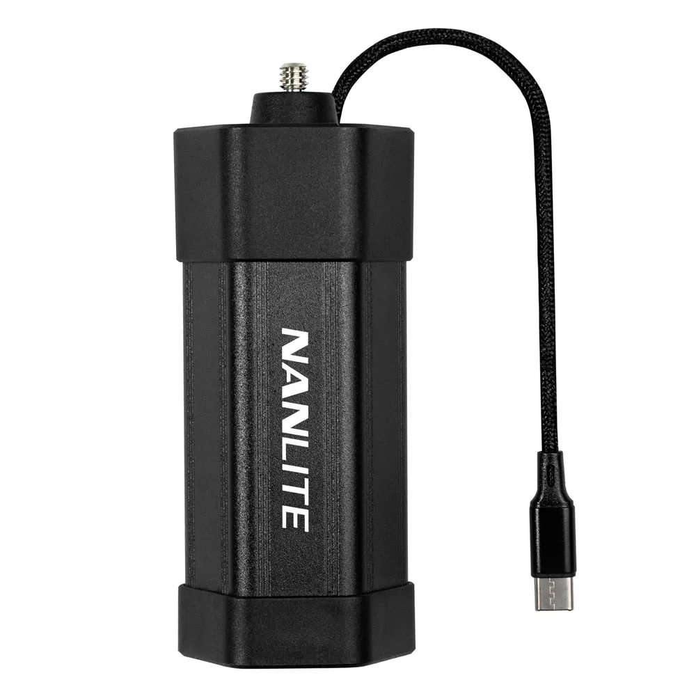 Nanlite-NP-F550-Battery-Grip-With-USB-C-Cable-for-PavoTube-II-6C-and-LitoLite-5C باتری گریپ نانلایت Nanlite NP-F550 Battery Grip With USB-C Cable for PavoTube II 6C and LitoLite 5C - تصویر 1