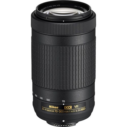 Nikon-AF-P-DX-NIKKOR-70-300mm-f4.5-6.3G-ED-VR-Lens-01 لنز نیکون Nikon AF-P NIKKOR 70-300mm f/4.5-5.6E ED VR Lens - تصویر 1