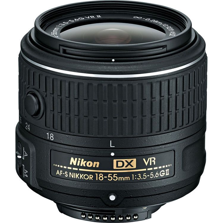 Nikon-AF-S-DX-NIKKOR-18-55mm-f3.5-5.6G-VR-II-Lens-01 لنز نیکون Nikon AF-S DX NIKKOR 18-55mm f/3.5-5.6G VR II Lens - تصویر 1