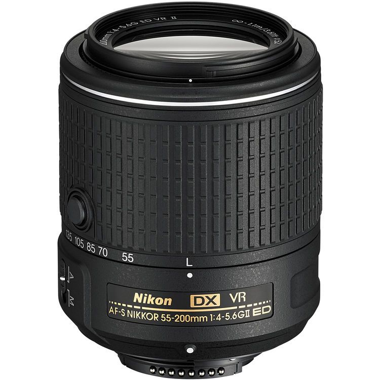 Nikon-AF-S-DX-NIKKOR-55-200mm-f4-5.6G-ED-VR-II-Lens-01 لنز نیکون Nikon AF-S DX NIKKOR 55-200mm f/4-5.6G ED VR II Lens - تصویر 1