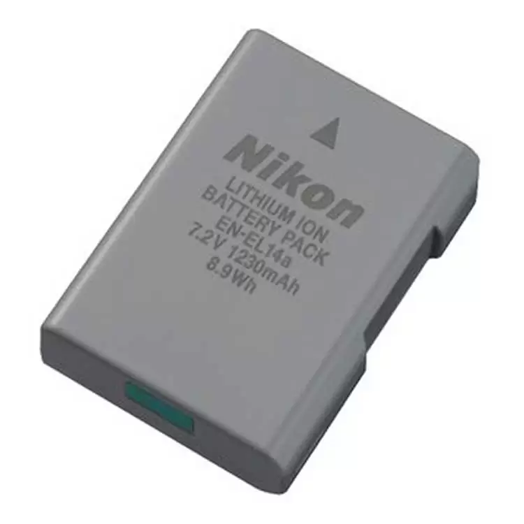 Nikon-EN-EL14a-Battery-Org باتری نیکون اصلی Nikon EN-EL14a Battery Org - تصویر 1