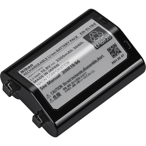 Nikon-EN-EL18d-Rechargeable-Lithium-Ion-Battery-10.8V-3300mAh باتری اصلی نیکون Nikon EN-EL18d Rechargeable Lithium-Ion Battery (10.8V, 3300mAh) - تصویر 1