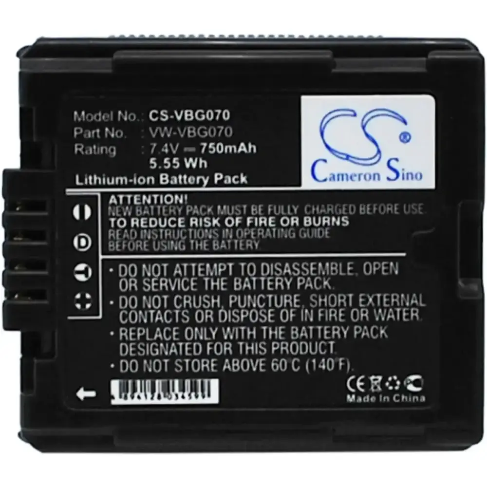 PANASONIC-VW-VBG070-K-Battery باتری پاناسونیک PANASONIC VW-VBG070-K Battery - تصویر 1