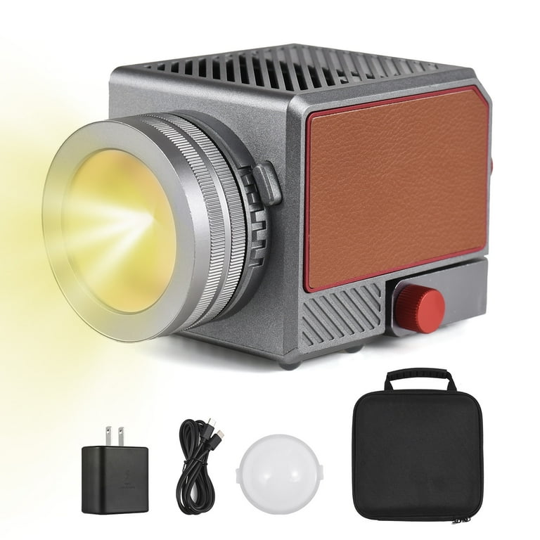 Rechargeable-Bi-Color-COB-Light-01 نور ثابت مدل VESHKO COB 300 KY-BK0323 - تصویر 1