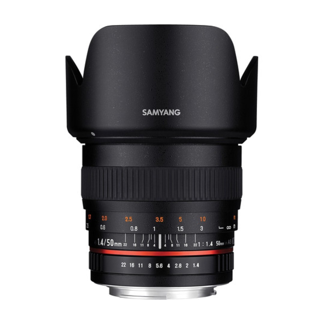 Samyang-50mm-f1.4-AS-UMC-Lens-for-Canon-EF-01 لنز سامیانگ Samyang 50mm f/1.4 AS UMC Lens for Canon EF - تصویر 1