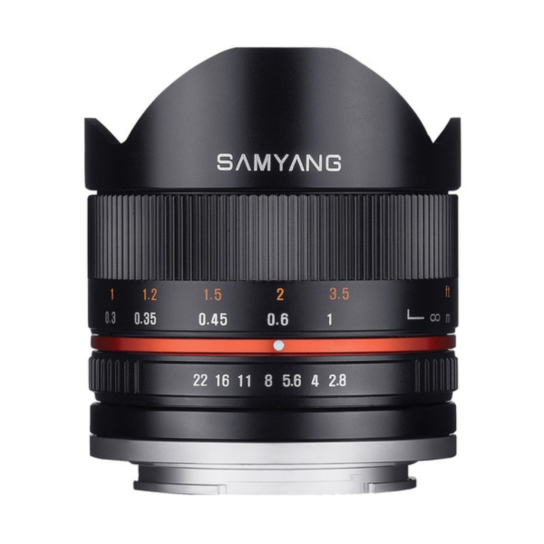 Samyang-8mm-f2.8-Fisheye-II-Lens-for-Fujifilm-X-Mount-01 لنز سامیانگ Samyang 8mm f/2.8 Fisheye II Lens for Sony E Mount - تصویر 1