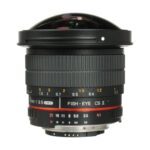 لنز سامیانگ Samyang 8mm f/3.5 HD Fisheye Lens with AE Chip and Removable Hood for Nikon
