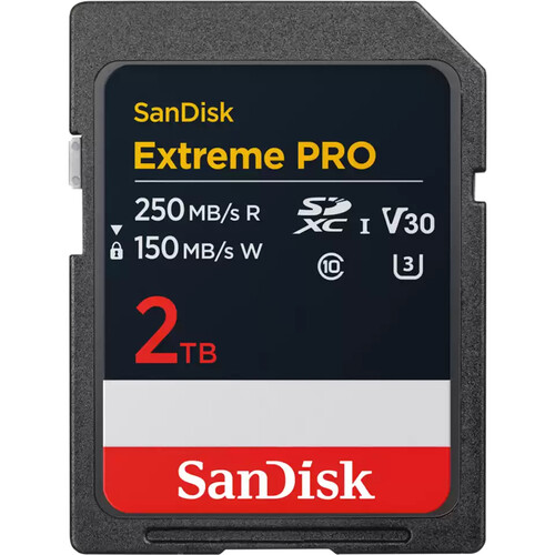 SanDisk-2TB-Extreme-PRO-UHS-I-SDXC-Memory-Card کارت حافظه سن دیسک SanDisk 2TB Extreme PRO UHS-I SDXC Memory Card 200MB/s - تصویر 1