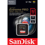 کارت حافظه سن دیسک SanDisk 32GB Extreme PRO UHS-I SDHC Memory Card 200MB/s