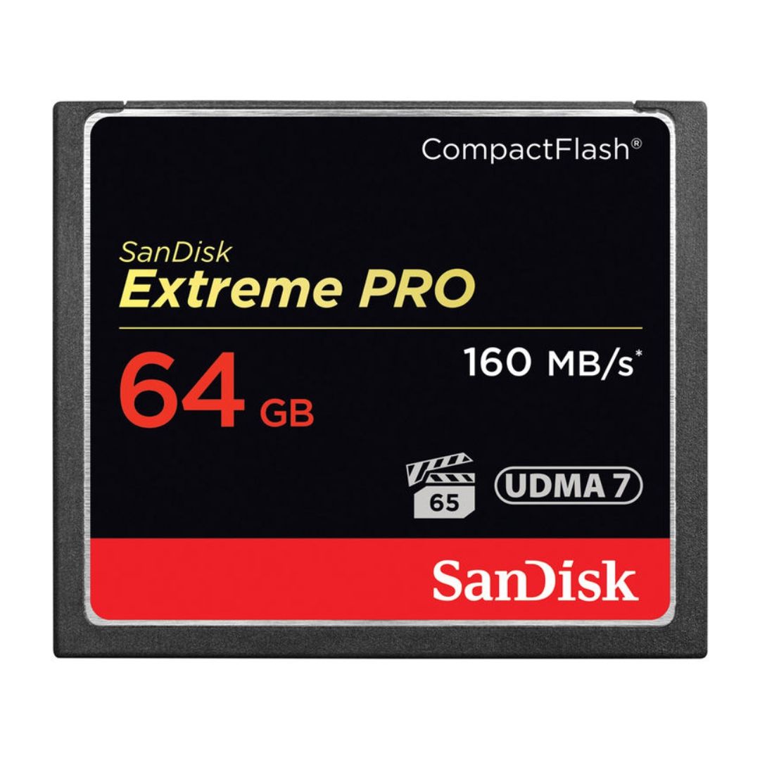 SanDisk-64GB-Extreme-Pro-CompactFlash-Memory-Card-160MBs-01 کارت حافظه سن دیسک SanDisk 64GB Extreme Pro CompactFlash Memory Card (160MB/s) - تصویر 1