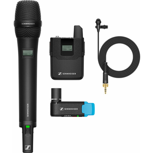 Sennheiser-AVX-Combo-SET-Digital-Camera-Mount-Wireless-Microphone-System-01 میکروفون سنهایزر مدل Sennheiser AVX-Combo SET Digital Camera-Mount Wireless Microphone System - تصویر 1