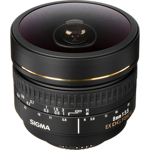 Sigma-8mm-f3.5-EX-DG-Circular-Fisheye-Lens-for-Nikon-F-01 لنز سیگما مانت نیکون Sigma 8mm f/3.5 EX DG Circular Fisheye Lens for Nikon F - تصویر 1