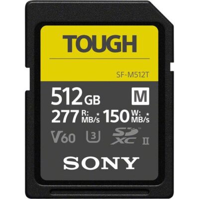 کارت حافظه سونی Sony 512GB SF-M Tough Series UHS-II SDXC Memory Card