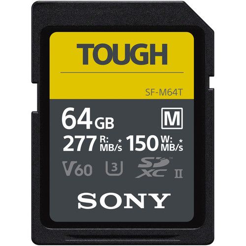 Sony-64GB-SF-M-Tough-Series-UHS-II-SDXC-Memory-Card کارت حافظه سونی Sony 64GB SF-M Tough Series UHS-II SDXC Memory Card - تصویر 1