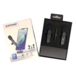 میکروفن یقه ای بی سیم یک فرستنده یک گیرنده K9 + تبدیل Type-c به Lightning - تصویر 2