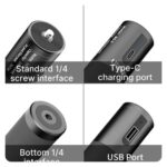 سه پایه + پاوربانک اولانزی Ulanzi BG-3 10,000mAh Power Handgrip with Mini Tripod - تصویر 6