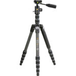 سه پایه ونگارد Vanguard VEO 3T 265HCBP Carbon Fiber 4-in-1 Travel Tripod with VEO 2 BP-120T Ball/Pan Head and Bluetooth Remote