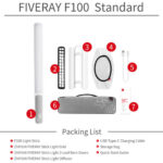 نور باتومی ژیون تک Zhiyun FIVERAY F100 RGB LED Light Stick (White, 19.8") - تصویر 4