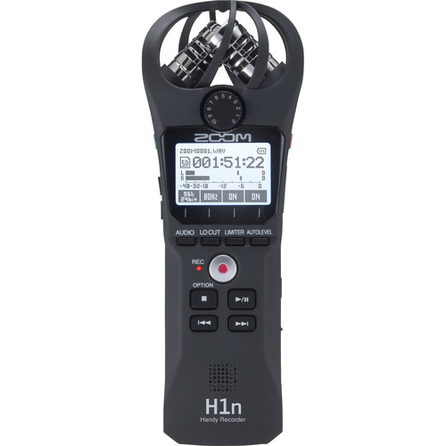 Zoom-H1n-2-Input-2-Track-Portable-Handy-Recorder-with-Onboard-XY-Microphone-Black-01 Zoom H1n 2-Input / 2-Track Portable Handy Recorder with Onboard X/Y Microphone (Black) - تصویر 1