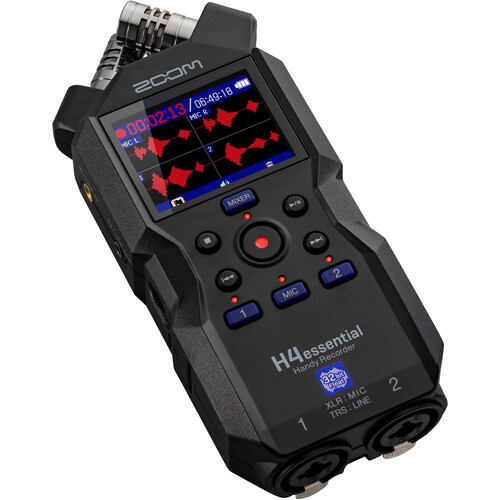 Zoom-H4essential-4-Track-32-Bit-Float-Portable-Audio-Recorder-01 رکوردر زوم Zoom H4essential 4-Track 32-Bit Float Portable Audio Recorder - تصویر 1