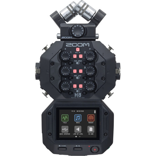 Zoom-H8-8-Input-12-Track-Portable-Handy-Recorder-01 Zoom H8 8-Input / 12-Track Portable Handy Recorder - تصویر 1