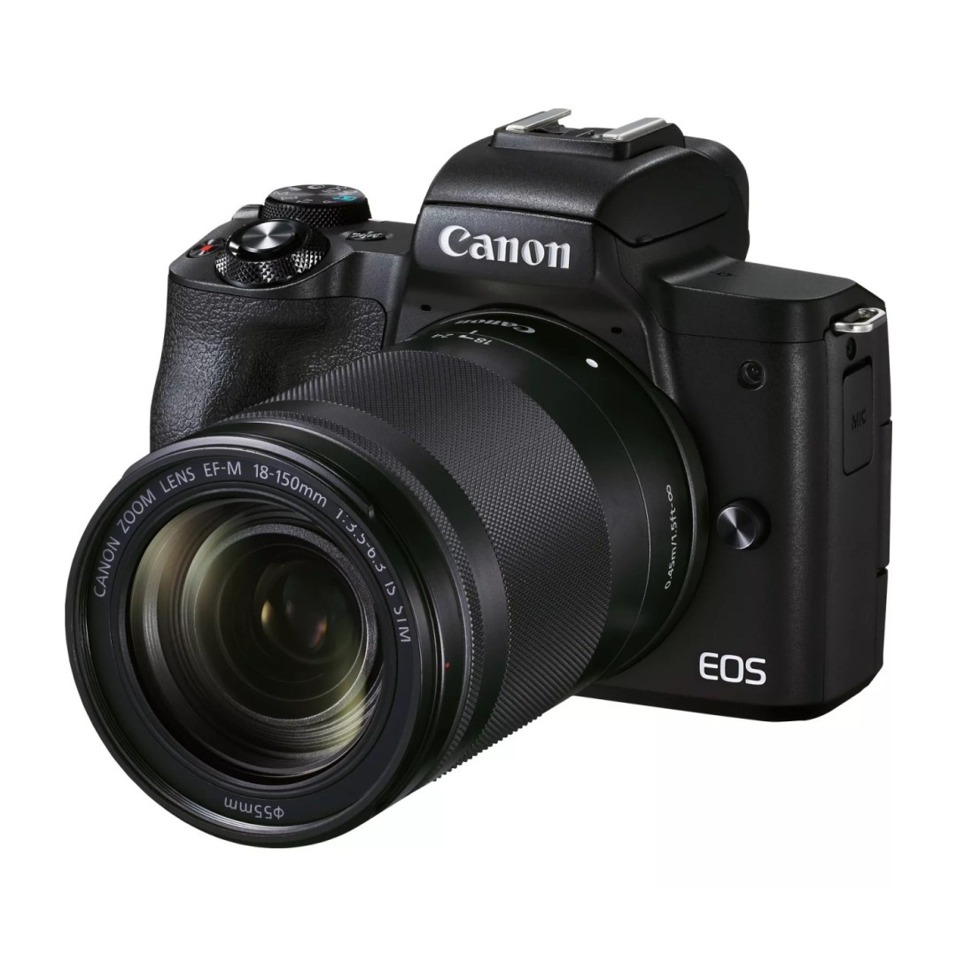 canon-eos-m50-mark-ii-with-18-150mm-lens-black-01 دوربین عکاسی کانن Canon EOS M50 Mark II Mirrorless with EF-M 18-150mm IS STM - تصویر 1