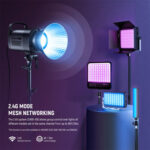 ویدئولایت نیور Neewer CB100C RGB LED Monolight - تصویر 5