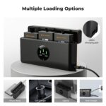 شارژر گوپرو13 به همراه 3عدد باتری K&F CONCEPT Hero 13 - تصویر 2